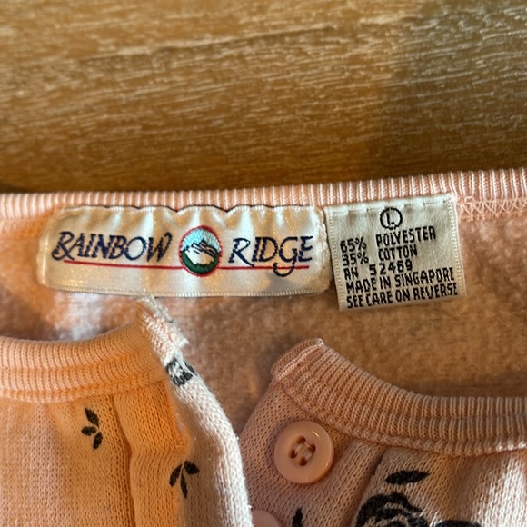 VTG 3/4 Button Sweatshirt - Picture 3 of 4